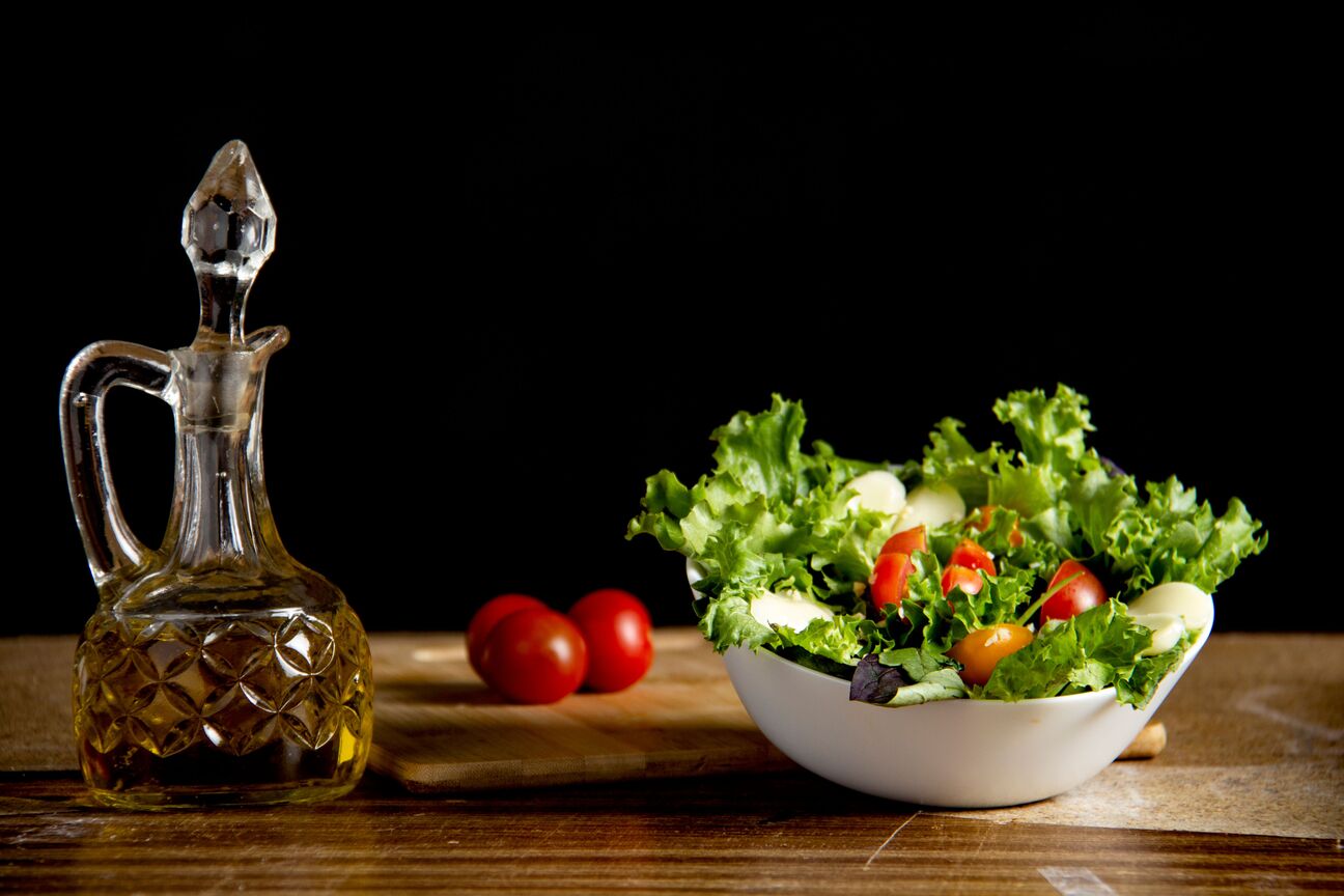 Olive oil sprayer used for healthy air fryer cooking