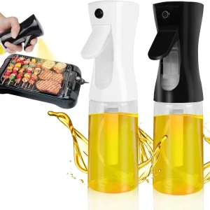 2x Olive Oil Spray Bottle 200ml | Cooking Mister Sprayer Air Fryer BBQ