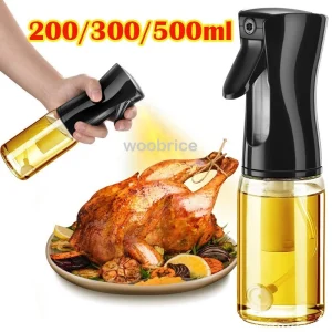 Olive Oil Spray Bottle 200/300/500ml Cooking Mister Sprayer BBQ Air Fryer Tool